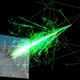 Simulación del imacto de una partícula sobrecargada sobre nuestra atmósfera. Imagen: Dinoj